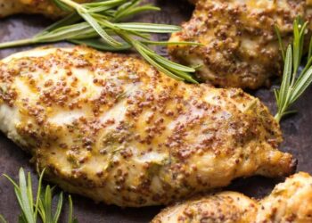 Bifinhos de frango no forno com mel e mostarda