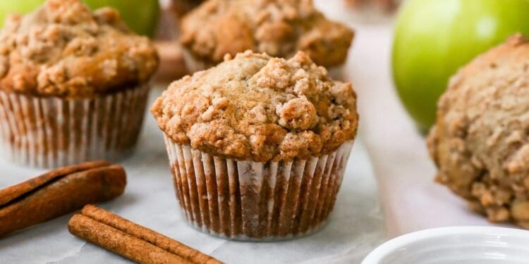 Muffins de maçã