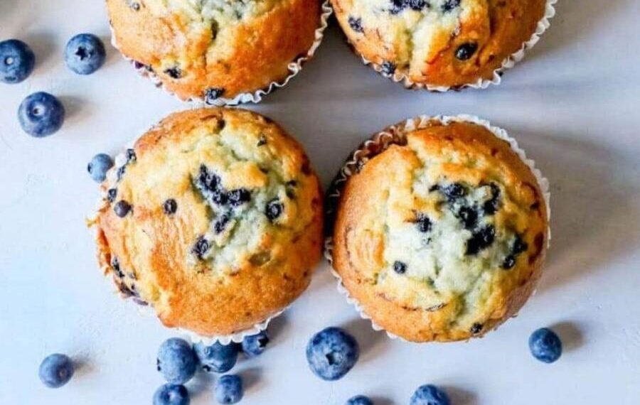 Muffins de mirtilo