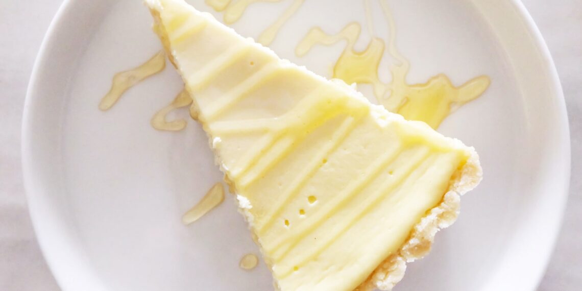 Tarte cremosa de iogurte