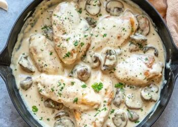 Bifinhos de porco com natas