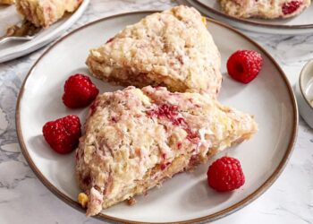 Scones de framboesa