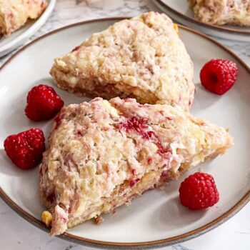 Scones de framboesa