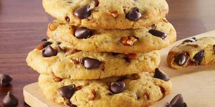 Biscoitos com pepitas de chocolate