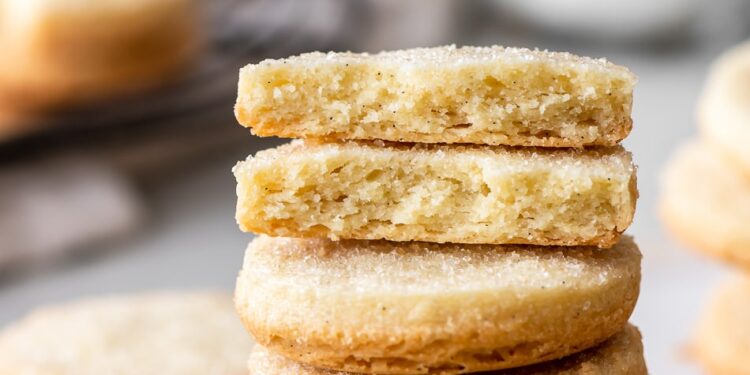 Biscoitos de limão e canela