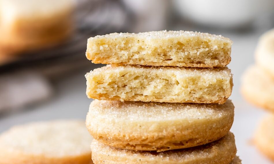 Biscoitos de limão e canela