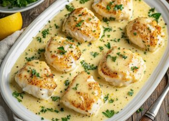 Pescada no forno com ervas aromáticas