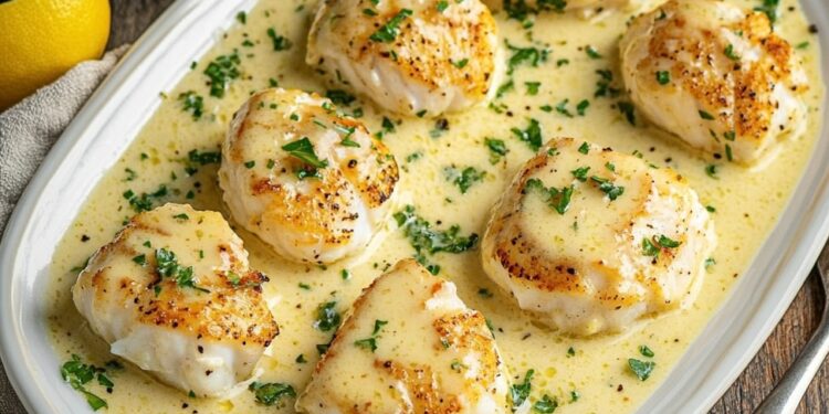 Pescada no forno com ervas aromáticas