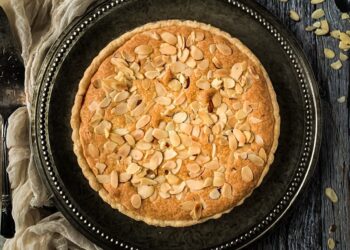 Tarte de amêndoa sem farinha