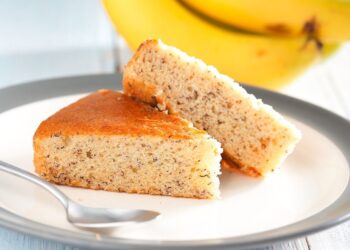 Bolo de banana húmido