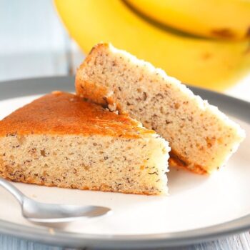 Bolo de banana húmido