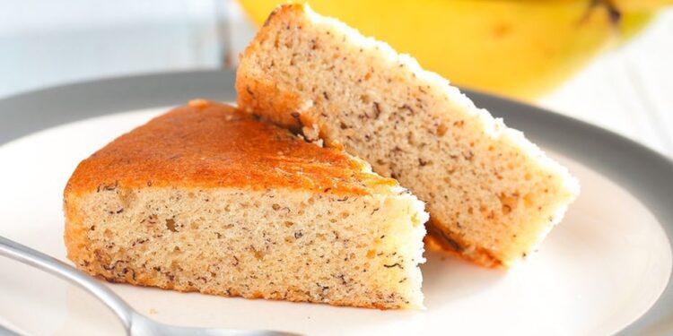 Bolo de banana húmido
