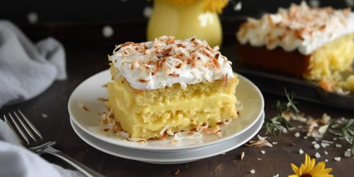 Bolo de coco cremoso