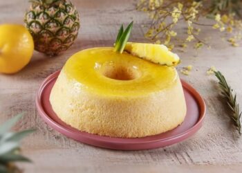Pudim de ananás