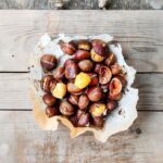 Castanhas assadas na airfryer