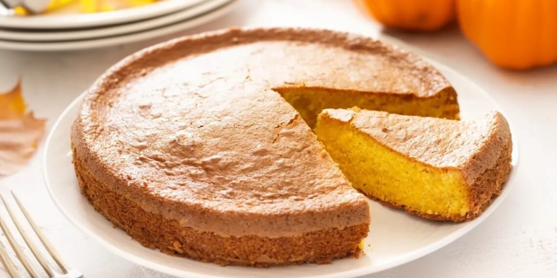 Bolo de abóbora cremoso