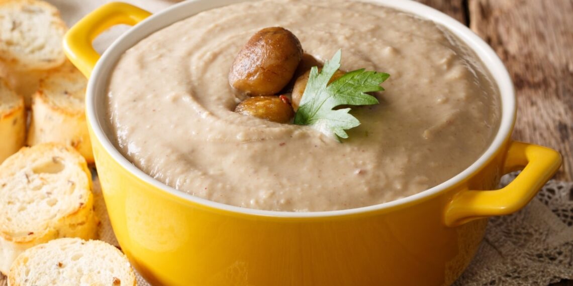 Puré de castanhas cremoso