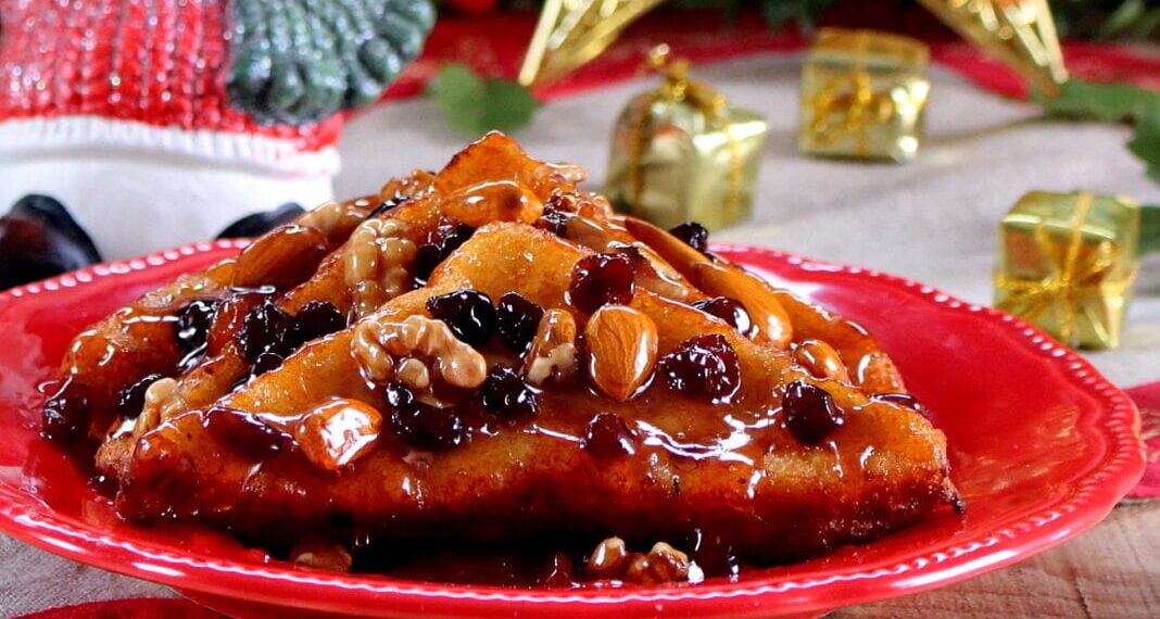 Calda para o Natal com Vinho do Porto, mel e canela