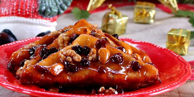 Calda para o Natal com Vinho do Porto, mel e canela