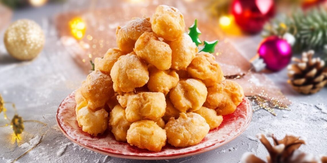 Sonhos com calda de laranja e mel