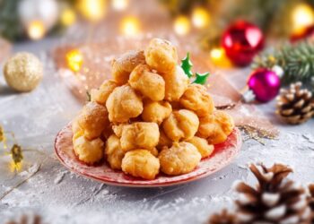 Sonhos com calda de laranja e mel