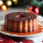 Pudim de Natal de bolacha Maria