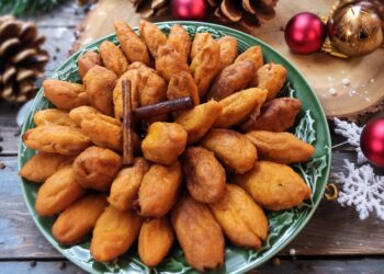 Bilharacos de abóbora no forno