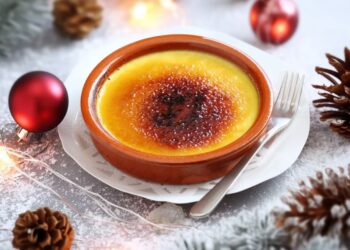 Leite creme com leite condensado