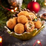 Croquetes de alheira e maçã