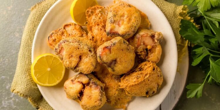 Tempura de polvo