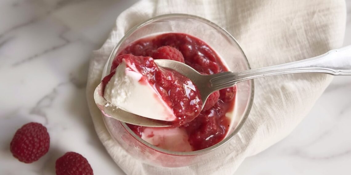 Calda de frutos vermelhos