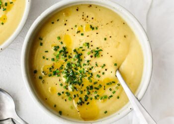 Creme de alho francês