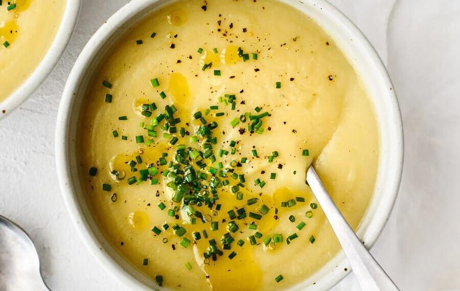 Creme de alho francês