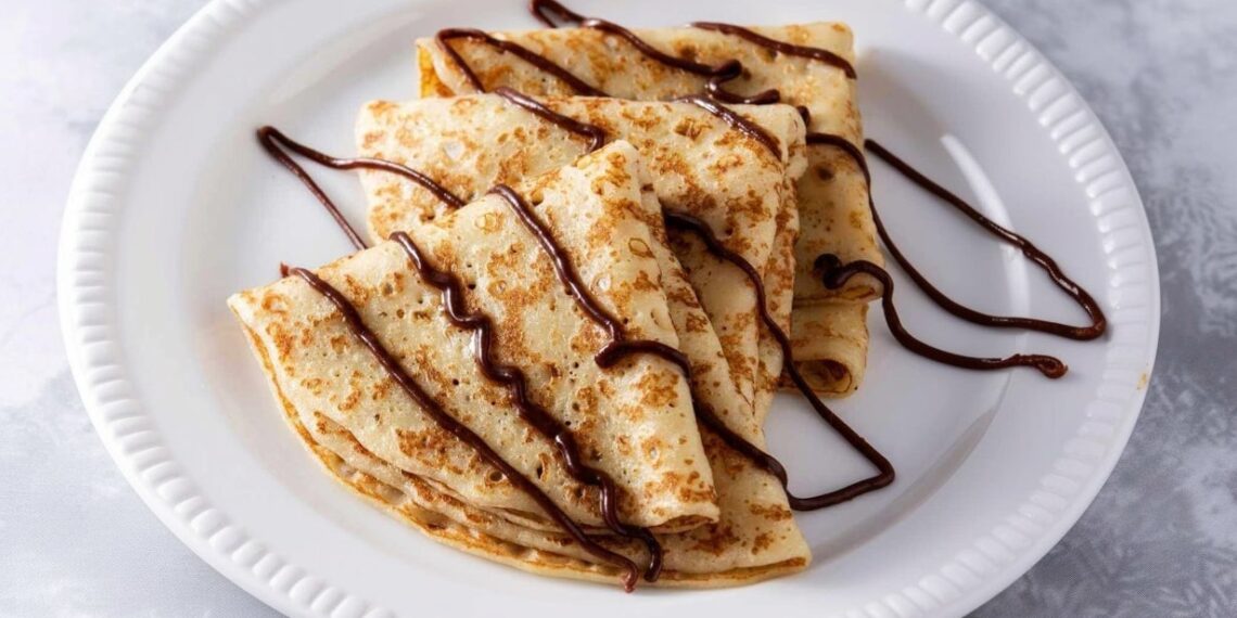 Crepes com chocolate