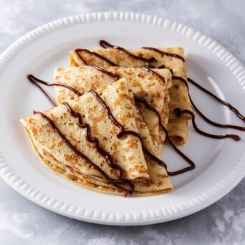 Crepes com chocolate