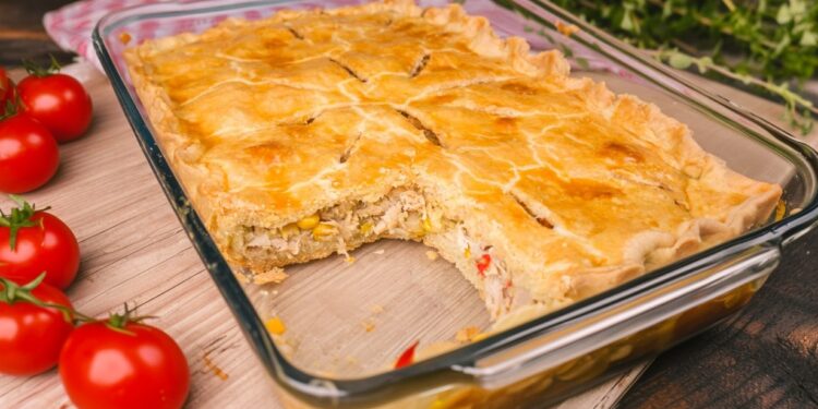 Empadão com sobras de peru