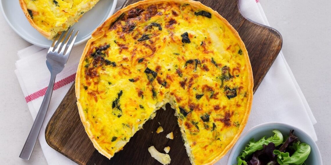 Quiche de bacalhau
