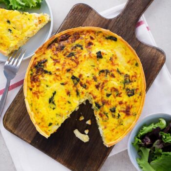 Quiche de bacalhau