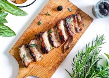 Piano no forno com limão