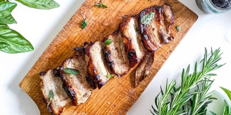 Piano no forno com limão