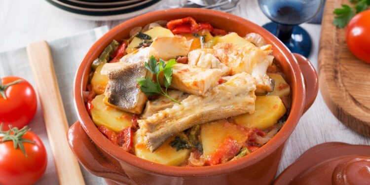 Caldeirada de bacalhau