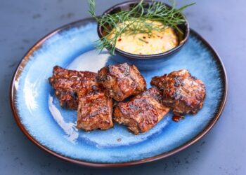 Piano no forno com molho agridoce