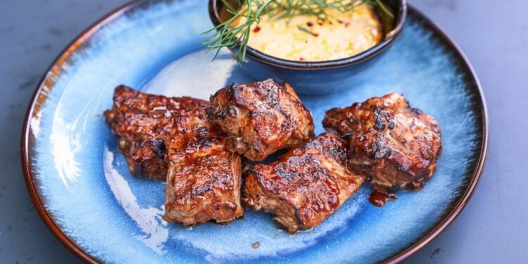 Piano no forno com molho agridoce