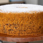 Bolo Chiffon de amêndoa