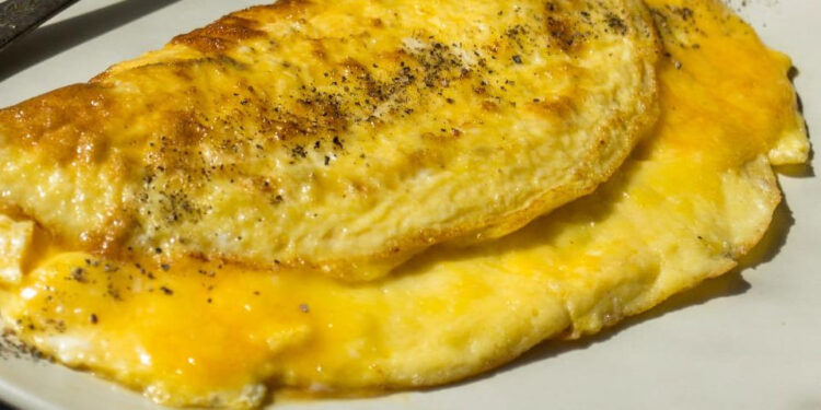 Omelete de queijo à portuguesa