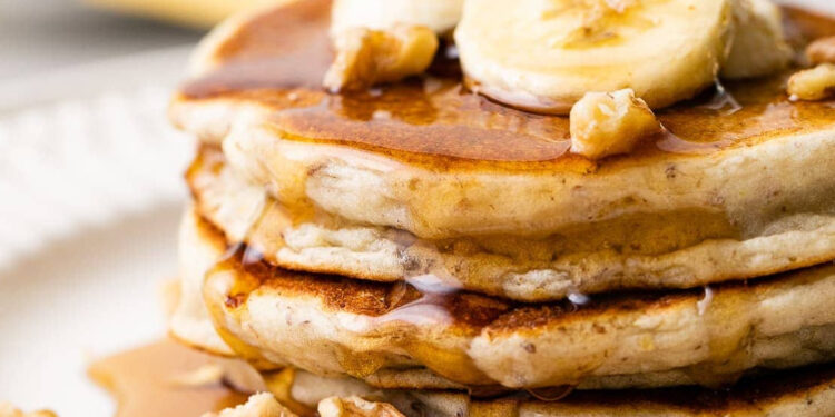 Panquecas de amêndoa com banana