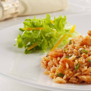 Arroz de atum com camarão