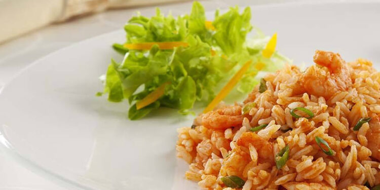 Arroz de atum com camarão