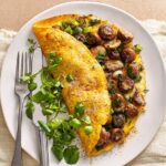 Omelete de cogumelos