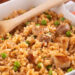 Arroz de forno com frango e legumes